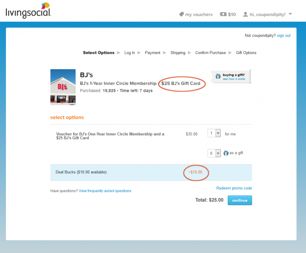 FREE BJ’s Membership!