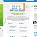 air optix screen shot with banner