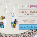 sneakpeeq bed of roses earrings