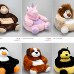 zulily plush stuffed animal chairs