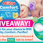 nuby pacifier giveaway