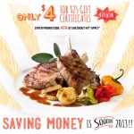 restaurant com 4 for 25 generic