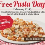 buca free pasta feb 11 - 13