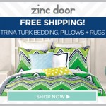 zinc door free shipping trina turk