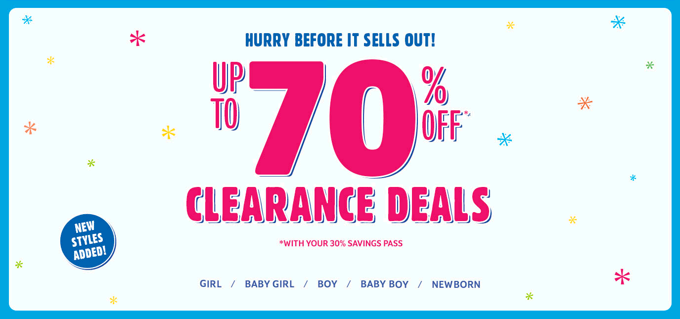 children's place clearance