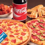 dominos with coke