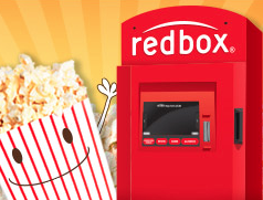 redbox with popcorn