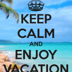 vacation keep calm