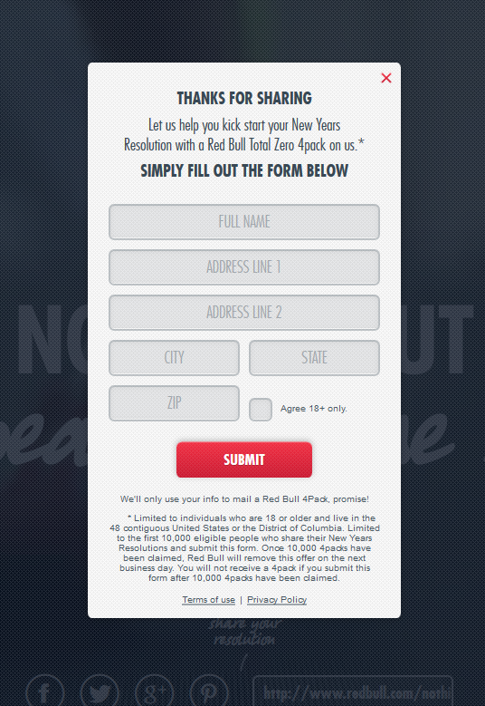 red bull screen