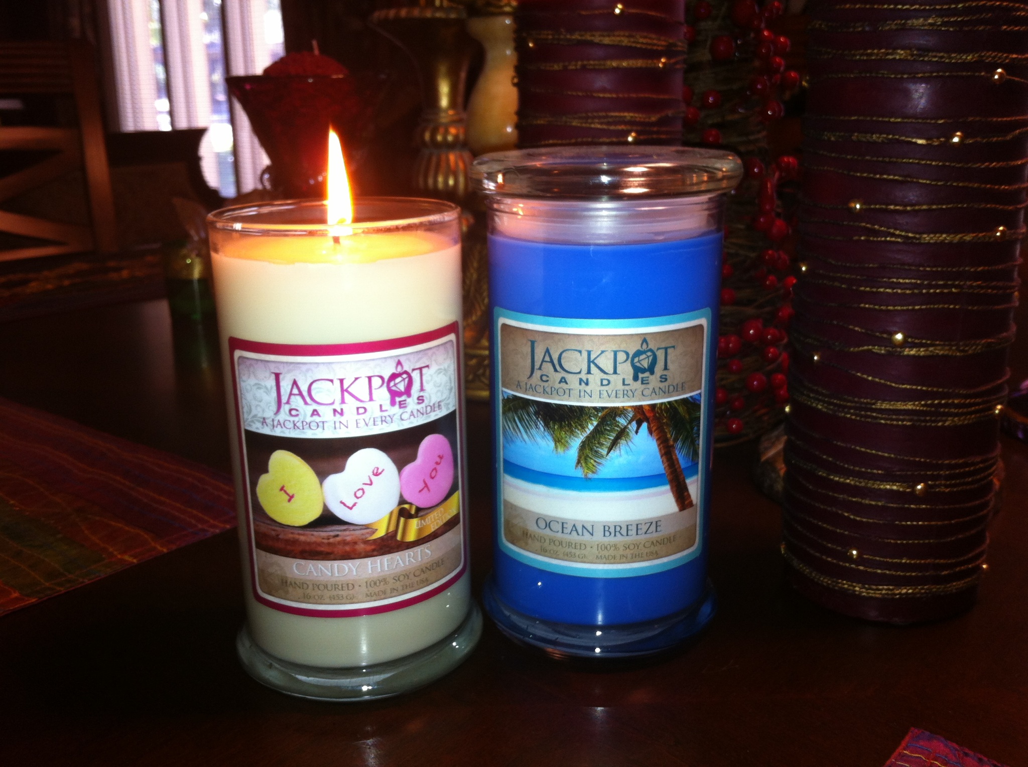 Jackpot Candles a Jackpot in Each One!