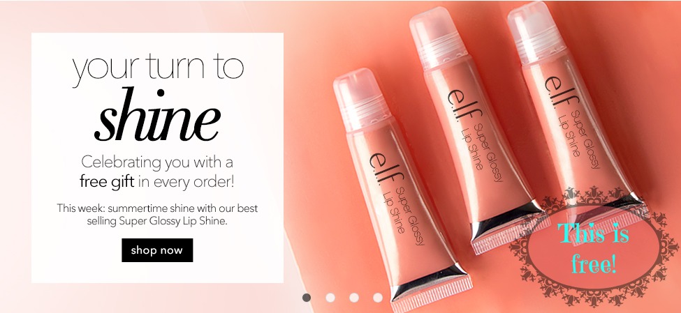 elf lip gloss with overlay