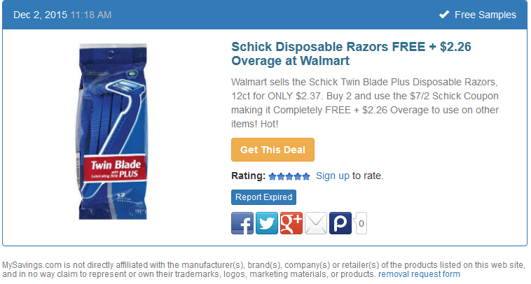 razors walmart